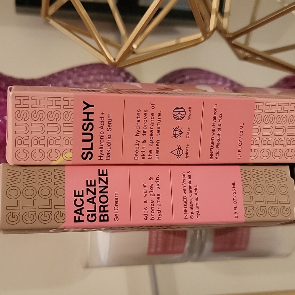 INNBEAUTY Slushy and Face Glaze Bronze. Brand New! Full Sized.